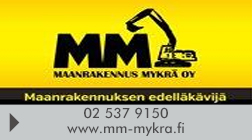 Maanrakennus Mykrä Oy logo